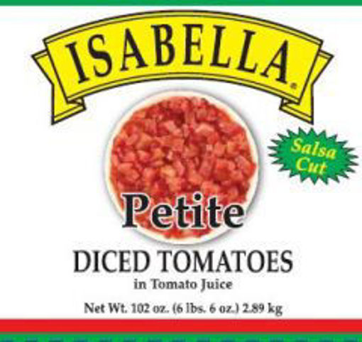 Picture of Isabella - Petite Diced Tomatoes -#10 cans 6/case