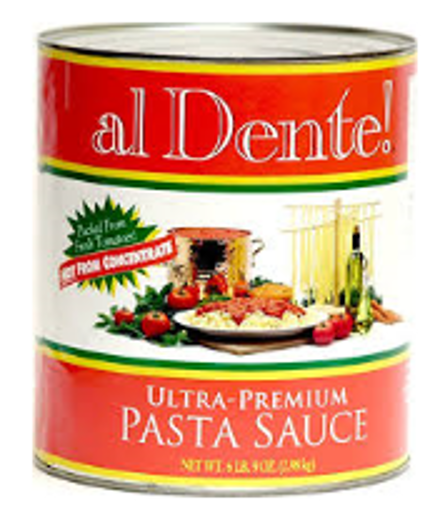 Picture of Al Dente - Pasta Sauce - #10 cans 6/case