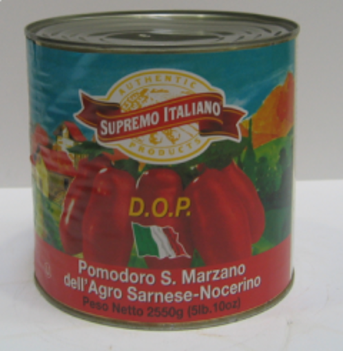 Picture of Supremo Italiano - Italian DOP San Marzano Tomatoes - 3 kg 6/case