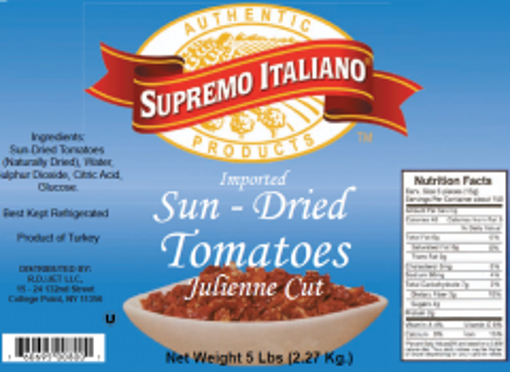 Picture of Supremo Italiano - Julienne Cut Tomatoes - 5 lbs, 4/case