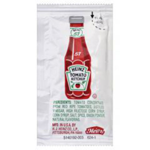 Picture of Heinz - Tomato Ketchup Packets, 7 grams each - 750 ct