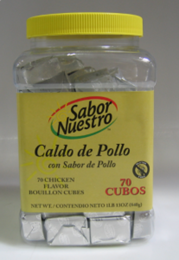 Picture of Sabor Nuestro - Chicken Bouillion Soup Cubes - 7.9 lbs 4/case