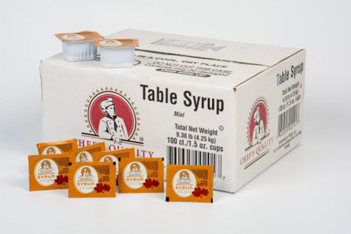 Picture of Chefs Quality - Table Syrup Packets -1.5 oz / 100 ct