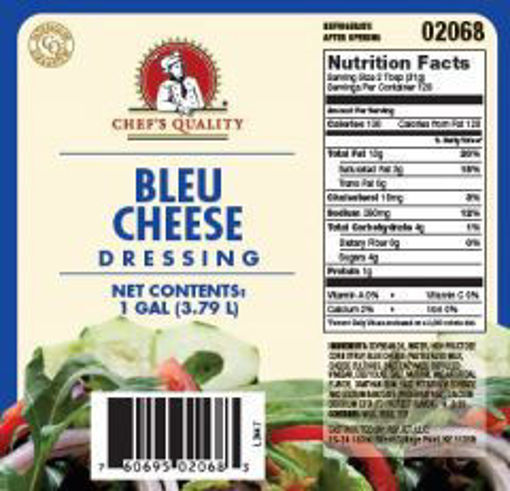 Picture of Chefs Quality - Blue Cheese Dressing - 1 gallon, 4/case