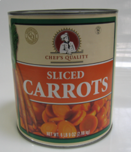 Picture of Chefs Quality - Sliced Carrots - #10 cans 6/case