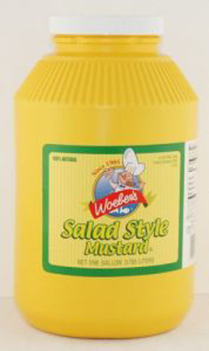Picture of Woebers - Salad Style Mustard - gallon 4/case