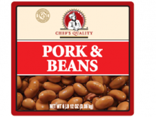 Picture of Chefs Quality - Pork & Beans - #10 cans 6/case