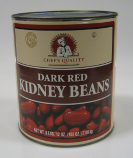 Picture of Chefs Quality - Dark Red Kidney Beans - #10 cans 6/case