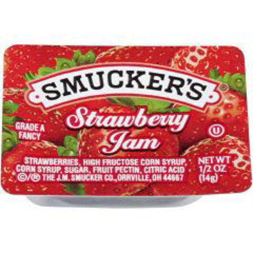 Picture of Smuckers - Strawberry Jam - 200/0.5 oz Packets