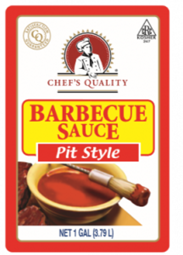 Picture of Chefs Quality - Pit-Style BBQ Sauce - gallon 4/case