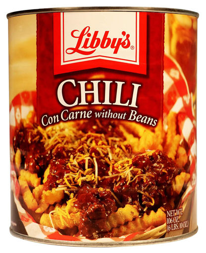 Picture of Libbys - Chili Con Carne, No Beans - #10 cans 6/case