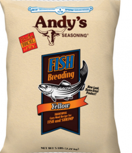 Picture of Andys - Yellow Meal Fish Breading - 5 lbs 6/case