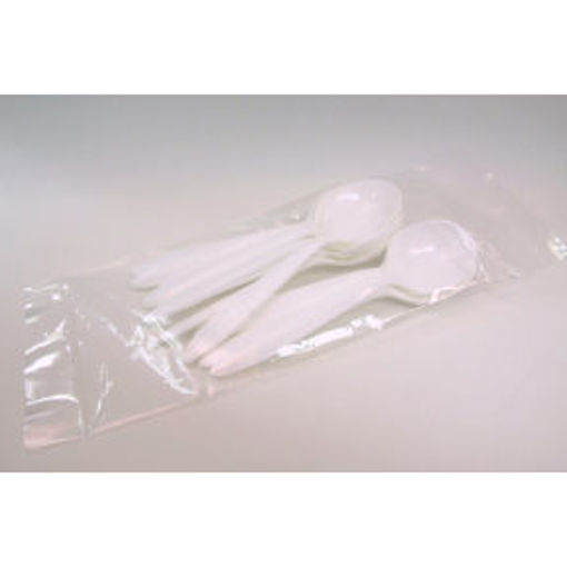 Picture of Generic Plastic Soup Spoons - 10 pack (34 Units)