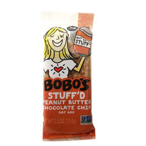 Picture of Bobo's Stuff'd Peanut Butter Chocolate Chip Oat Bar (6 Units)