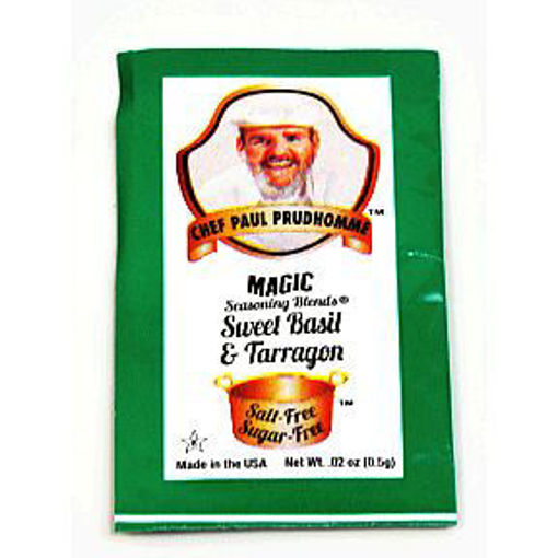 Picture of Chef Paul Prudhommes Magic Seasoning Blends - Salt & Sugar Free Sweet Basil & Tarragon Sachet (200 Units)