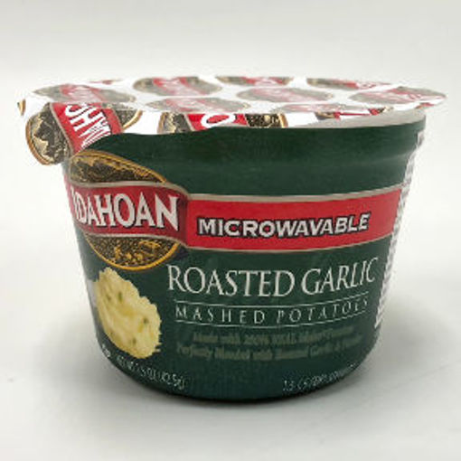 Picture of Idahoan Microwavable Roasted Garlic Mashed Potato Cup (9 Units)