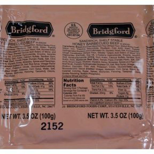 Picture of Bridgford Honey BBQ Beef Pocket Sandwich (3 Units)
