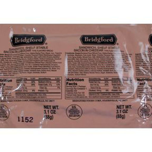 Picture of Bridgford Bacon Cheddar Pocket Sandwich (4 Units)