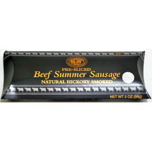 Picture of Heart of Wisconsin Pre-Sliced Beef Summer Sausage Natural Hickory Smoked (5 Units)