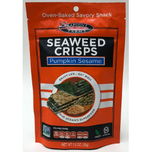 Picture of Seapoint Farms Seaweed Crisps Pumpkin Sesame (8 Units)