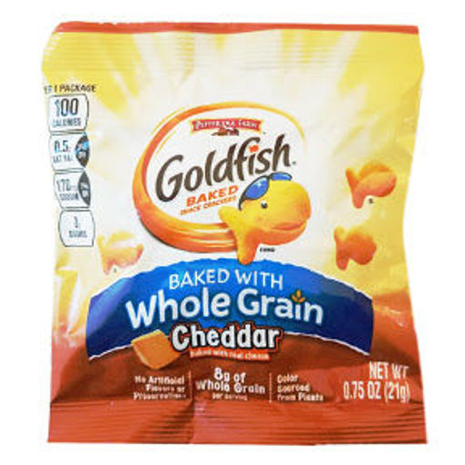 Picture of Pepperidge Farm Goldfish Baked Crackers Whole Grain Cheddar .75 oz (38 Units)