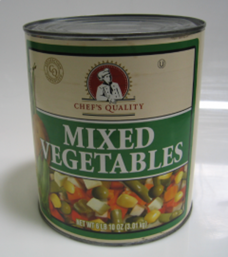 Picture of Chefs Quality - Mixed Vegetables - #10 cans 6/case