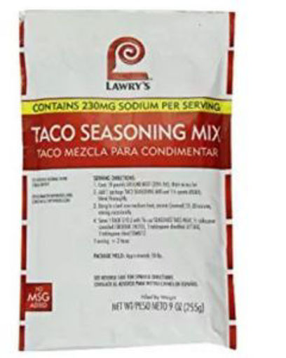 Picture of Lawrys - Taco Seasoning - 6/9 oz Jar