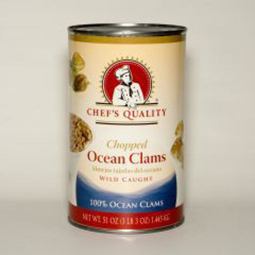 Picture of Chefs Quality - Chopped Ocean Clams - 51 oz Cans 12/case