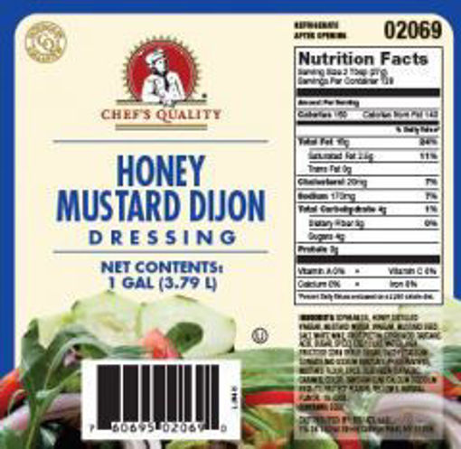 Picture of Chefs Quality - Dijon Honey Mustard Dressing - 1 gallon 4/case