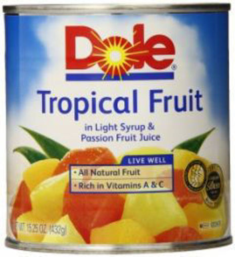 Picture of Dole - Tropical Fruit Salad in Light Syrup - #10 cans 6/case