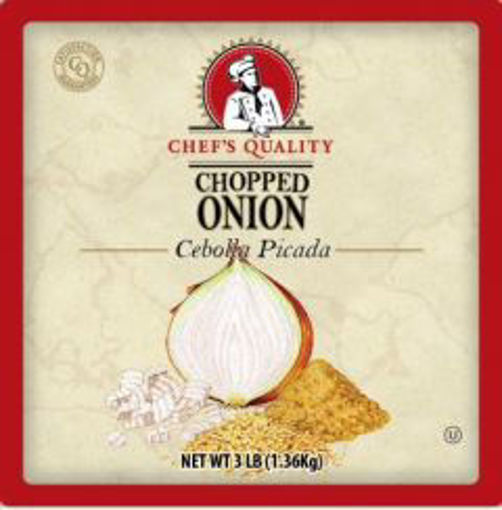 Picture of Chefs Quality - Chopped Onion - 3 lbs 4/case