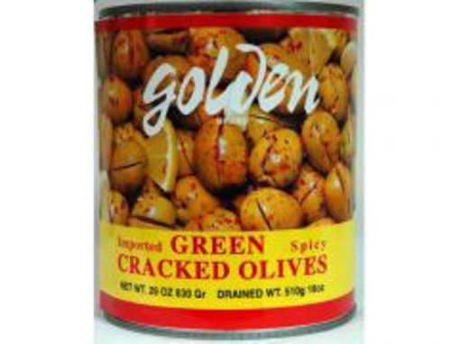 Picture of Golden Foods - Hot Nablusi Olives - 3 kg, 6/case