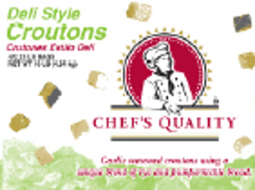 Picture of Chefs Quality - Deli Style Croutons - 4/2.5 lb Bag