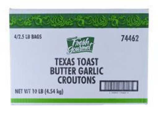 Picture of Fresh Gourmet - Butter Garlic Croutons - 4/2.5 lbs