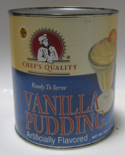 Picture of Chefs Quality - Vanilla Pudding - #10 cans, 6/case