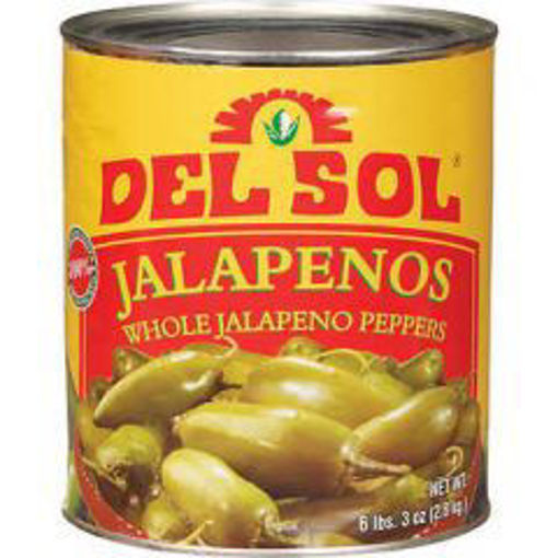 Picture of Del Sol - Whole Mexican jalapeno peppers - #10 can, 6/case