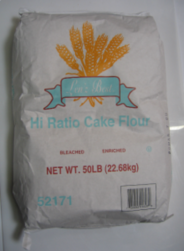 Picture of Lenz Best - Hi Ratio Cake Flour - 50 lb Bag