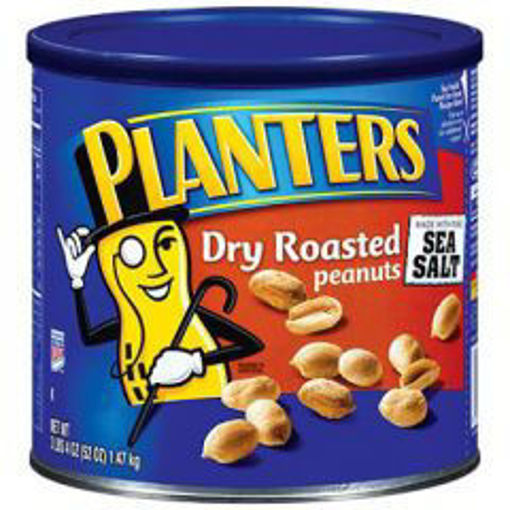 Picture of Planters - Dry Roasted Peanuts - 52 oz, 6/case