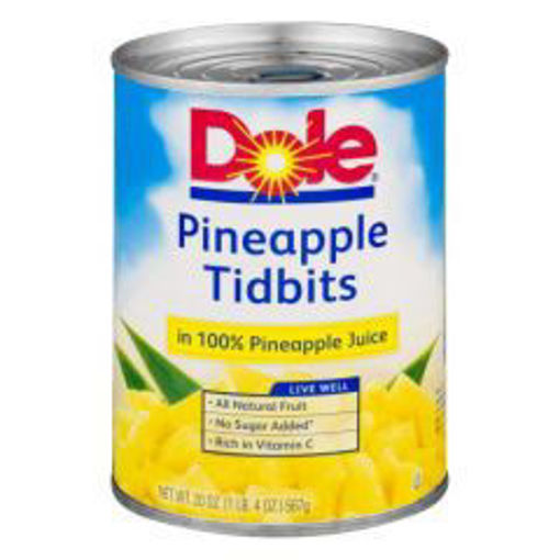 Picture of Dole - Pineapple Pizza Tidbits - 29 oz Can, 12/case