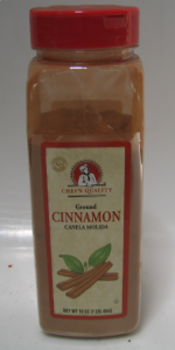 Picture of Chefs Quality - Ground Cinnamon - 1 lb Jar, 12/case