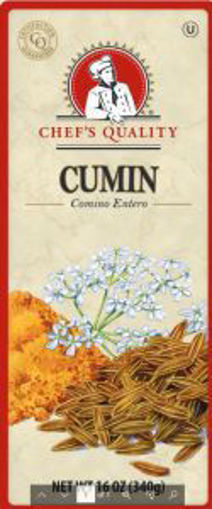 Picture of Chefs Quality - Cumin Seeds - 16 oz Jar, 12/case