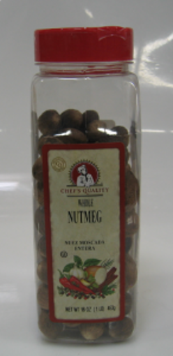 Picture of Chefs Quality - Whole Nutmeg - 16 oz Jar, 12/case