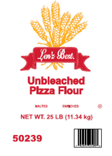 Picture of Lenz Best - Unbleached Pizza Flour - 25 lb Bag, 2/case