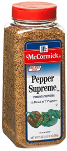 Picture of McCormick - Pepper Supreme Blend - 21 oz, 6/case