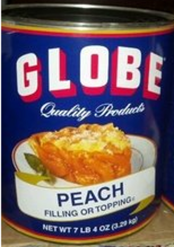 Picture of Globe - Peach Pie Filling - #10 cans, 6/case