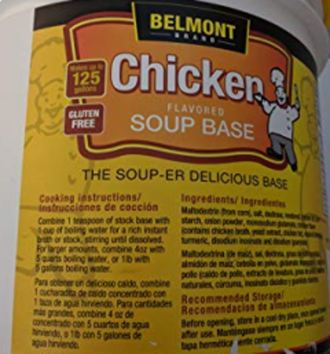 Picture of Belmont - Chicken Flavor Base - 10 lbs