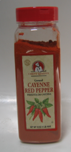 Picture of Chefs Quality - Ground Cayenne Pepper - 1 lb Jar, 12/case