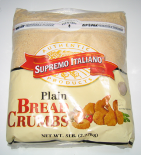 Picture of Supremo Italiano - Plain Bread Crumbs - 5 lbs, 6/case