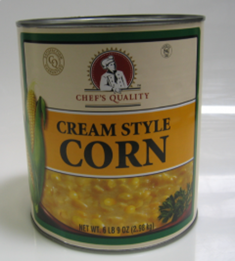 Picture of Chefs Quality - Cream Style Corn - #10 cans, 6/case