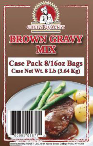 Picture of Chefs Quality - Brown Gravy Mix - 1 lb bag, 8/case